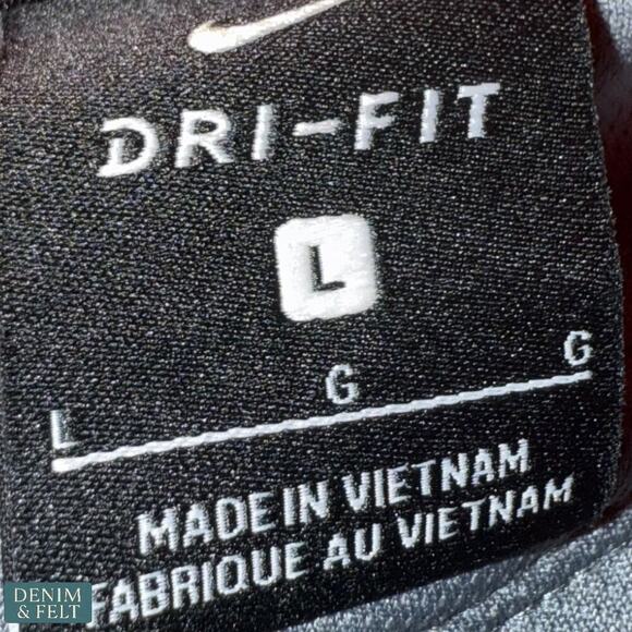 Nike Dri-FIT Gray Full-Zip Hooded Jacket Men’s Large Activewear Winter Warm - Picture 16 of 16